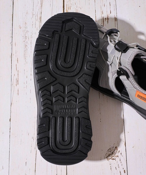 UNIVERSAL OVERALL（ユニバーサルオーバーオール）の「【UNIVERSAL OVERALL】UO32 SANDAL（サンダル・メンズ・ブラック/ベージュ/カーキ/グレー/オフホワイト・SMALL/MEDIUM/LARGE/X-LARGE）」の9枚目の写真
