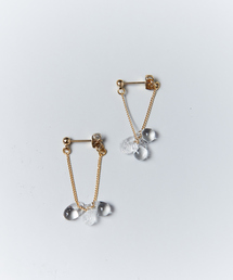 HARIO Lampwork Factory（ハリオランプワークファクトリー）の「【別注】【HARIO Lampwork Factory】ピアス リトルティアーズシュガー（ピアス（両耳用））」