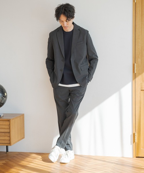 GLOBAL WORK（グローバルワーク）の「アーバンジャケット/975714（テーラードジャケット・メンズ・ブラック/グレー系その他6/ダークブルー/ライトグレー・SMALL/LARGE/MEDIUM/X-LARGE）」の20枚目の写真