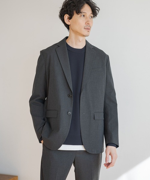 GLOBAL WORK（グローバルワーク）の「アーバンジャケット/975714（テーラードジャケット・メンズ・ブラック/グレー系その他6/ダークブルー/ライトグレー・SMALL/LARGE/MEDIUM/X-LARGE）」の5枚目の写真