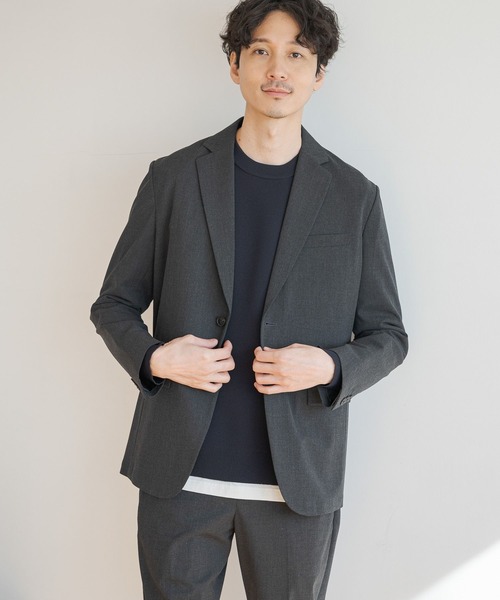 GLOBAL WORK（グローバルワーク）の「アーバンジャケット/975714（テーラードジャケット・メンズ・ブラック/グレー系その他6/ダークブルー/ライトグレー・SMALL/LARGE/MEDIUM/X-LARGE）」の10枚目の写真