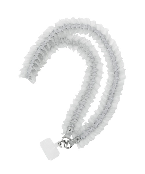 ROPE' PICNIC（ロペピクニック）の「フリルマルチショルダーストラップ（スマホグッズ・レディース・ブラック/シルバー/ベージュ系その他・FREE）」の5枚目の写真