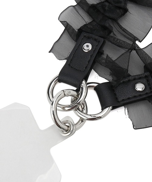 ROPE' PICNIC（ロペピクニック）の「フリルマルチショルダーストラップ（スマホグッズ・レディース・ブラック/シルバー/ベージュ系その他・FREE）」の7枚目の写真