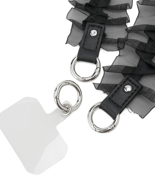 ROPE' PICNIC（ロペピクニック）の「フリルマルチショルダーストラップ（スマホグッズ・レディース・ブラック/シルバー/ベージュ系その他・FREE）」の8枚目の写真