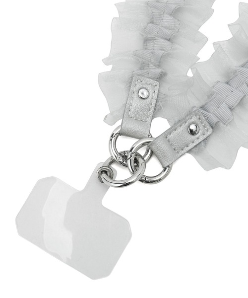 ROPE' PICNIC（ロペピクニック）の「フリルマルチショルダーストラップ（スマホグッズ・レディース・ブラック/シルバー/ベージュ系その他・FREE）」の10枚目の写真