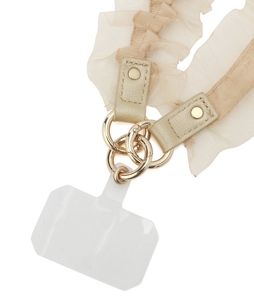 ROPE' PICNIC（ロペピクニック）の「フリルマルチショルダーストラップ（スマホグッズ・レディース・ブラック/シルバー/ベージュ系その他・FREE）」の12枚目の写真