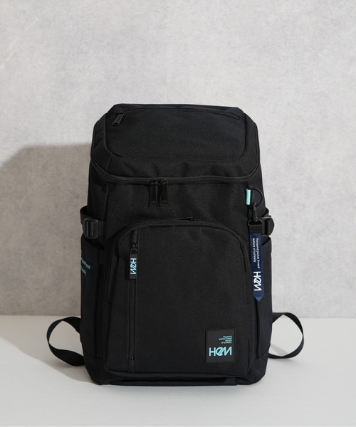 HeM（ヘム）の「【HeM/ヘム】 ルーク ボックスリュックサック SAC'S BAR 別注 30L（バックパック/リュック・レディース・ホワイト/グリーン/ブルー・FREE）」の3枚目の写真
