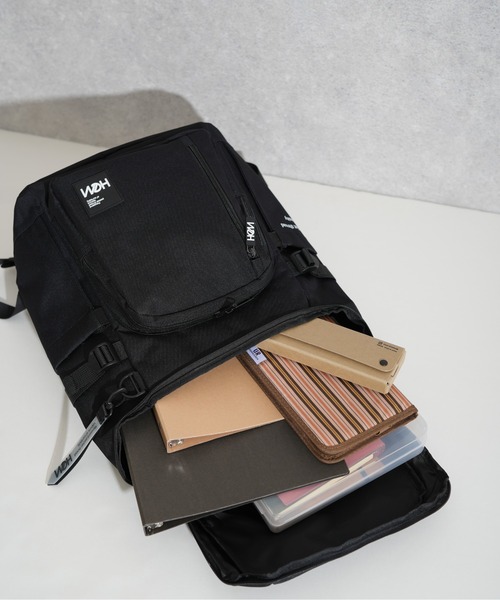 HeM（ヘム）の「【HeM/ヘム】 ルーク ボックスリュックサック SAC'S BAR 別注 30L（バックパック/リュック・レディース・ホワイト/グリーン/ブルー・FREE）」の17枚目の写真