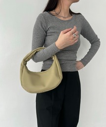 EFOLE | 【EFOLE】フェイクレザー ラウンド ジップ ミニ バッグ(ショルダーバッグ)