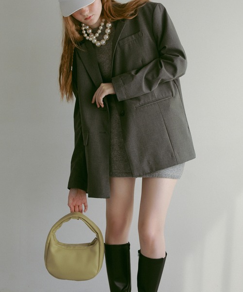 EFOLE(エフォル)の「Round zip mini bag / ラウンド ジップ ミニ バッグ(ショルダーバッグ・レディース・イエロー/ブラック/オフホワイト/グリーン・FREE)」の5枚目の写真