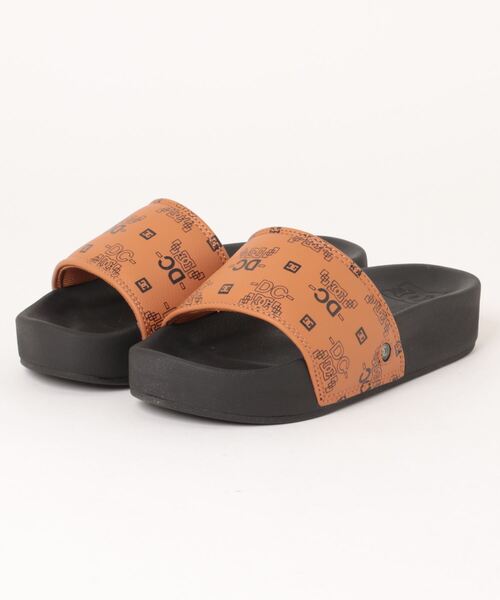 DC SHOES(ディーシーシューズ)の「《DC SHOES》DC SLIDE PLATFORM(サンダル・レディース・ブラック×ホワイト/グレー系その他/ブラック系その他・22.0cm/23.0cm/24.0cm/25.0cm)」の3枚目の写真