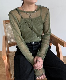 EPIMI E'PIMMY | アウトリンキンラメシアープルオーバー(Tシャツ/カットソー)