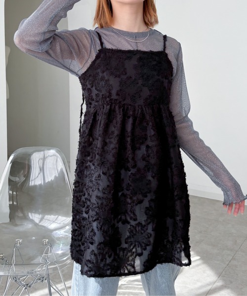 EPIMI E'PIMMY（エピミエピミー）の「アウトリンキンラメシアープルオーバー（Tシャツ/カットソー・レディース・オリーブ/ブラック/グレー/オフホワイト・MEDIUM）」の22枚目の写真