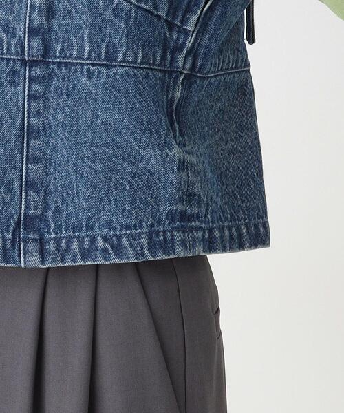 THE SHOP TK (ザ ショップ ティーケー )の「◆レスウォーターデニムビスチェ【洗濯機OK】(ベスト・レディース・ブルー・12/13)」の13枚目の写真