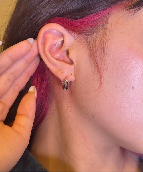 Burner（バーナー）の「【OKUOKU　0909】シンプル ピアス 両耳用 oku-pierce-667607463664-4A（ピアス（両耳用）・メンズ・ブラック/シルバー・FREE）」の14枚目の写真