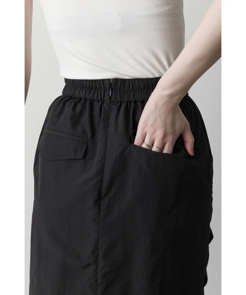 【セール】ナイロンサイドドレープスカート（スカート）｜Limue（リミュ）