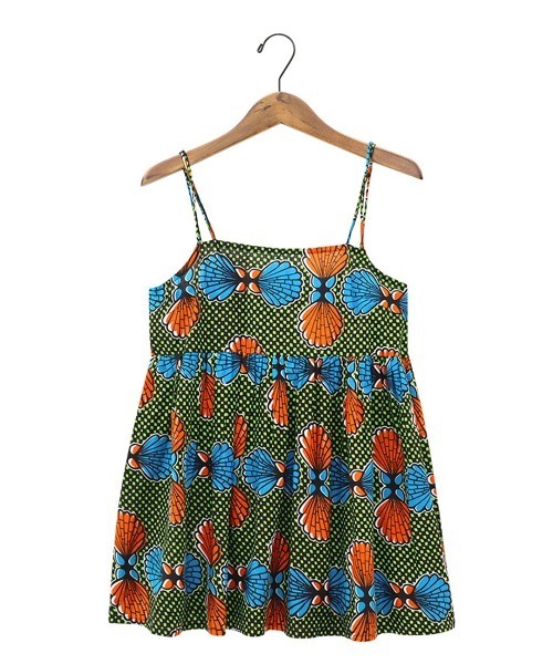 チチカカ(チチカカ)の「Shanti Shanti アフリカンプレーンキャミソール【入荷禁止】(キャミソール・レディース・オレンジ・FREE)」の3枚目の写真