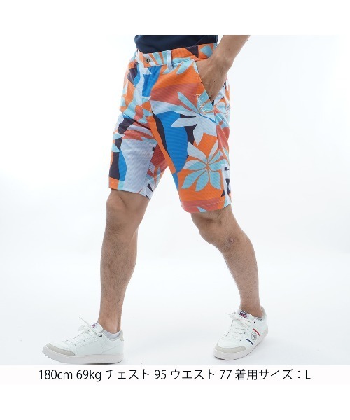 Admiral Golf（アドミラル　ゴルフ）の「ﾘｿﾞｰﾄ柄 ｼｮｰﾄﾊﾟﾝﾂ（その他パンツ・メンズ・ブラック/カーキ/サックスブルー・LL/L/M）」の15枚目の写真