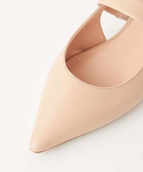 green label relaxing（グリーンレーベルリラクシング）の「ポインテッド ビジュー バックストラップ シューズ（1.5cmヒール）（パンプス・レディース・シルバー/ブラック/ベージュ・24.5cm/24cm/23.5cm/23cm）」の19枚目の写真