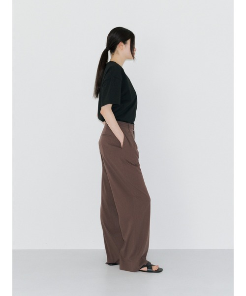 ENCIRCLE(エンサークル)の「【ENCIRCLE/エンサークル】Cool pants tro/クールパンツトロ(スラックス)(スラックス・レディース・チャコールグレー/ブラウン・1/2)」の10枚目の写真