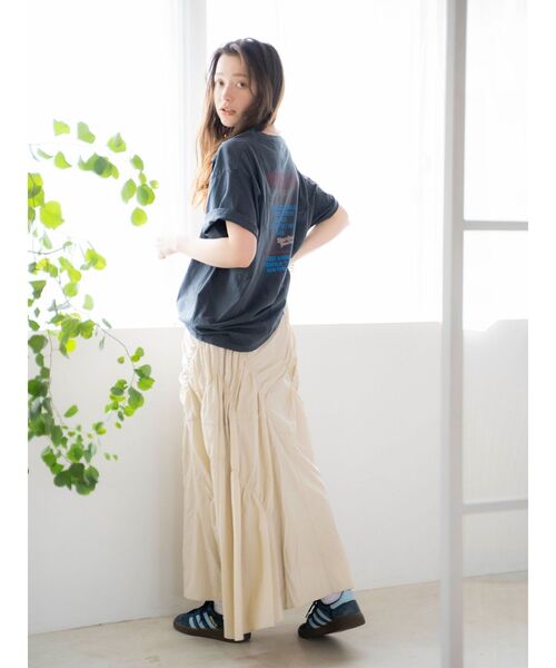 Ungrid（アングリッド）の「ランダムギャザースカート（スカート・レディース・アイボリー/チャコールグレー/ベージュ・FREE）」の22枚目の写真