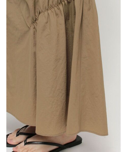 Ungrid（アングリッド）の「ランダムギャザースカート（スカート・レディース・アイボリー/チャコールグレー/ベージュ・FREE）」の8枚目の写真