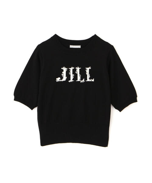 JILL by JILL STUART(ジルバイジルスチュアート)の「◇半袖ロゴジャガードビジューニット(ニット/セーター・レディース・ホワイト系その他/ピンク/ブルー/ブラック・FREE)」の10枚目の写真