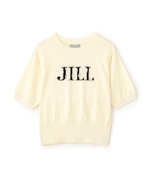 JILL by JILL STUART(ジルバイジルスチュアート)の「◇半袖ロゴジャガードビジューニット(ニット/セーター・レディース・ホワイト系その他/ピンク/ブルー/ブラック・FREE)」の20枚目の写真