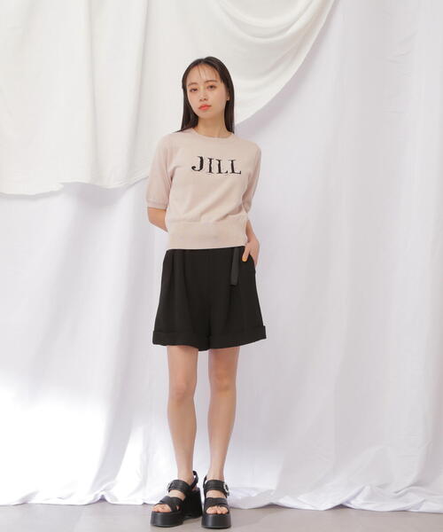 JILLSTUART ロゴジャガードビジューニット ロゴジャガードビジューニット | JILL by JILL STUART（ジル