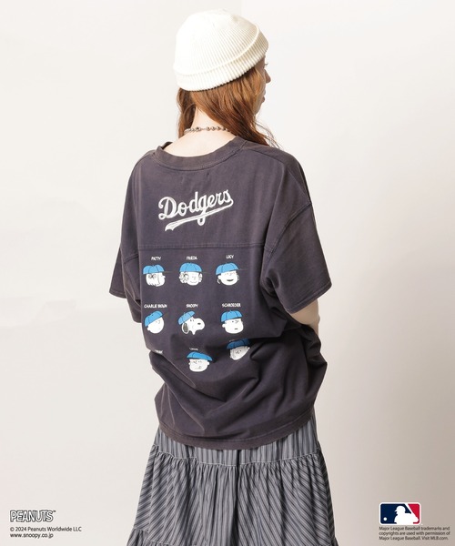 セール】【再入荷】MLB×PEANUTSコラボ BIGTEE/ドジャース