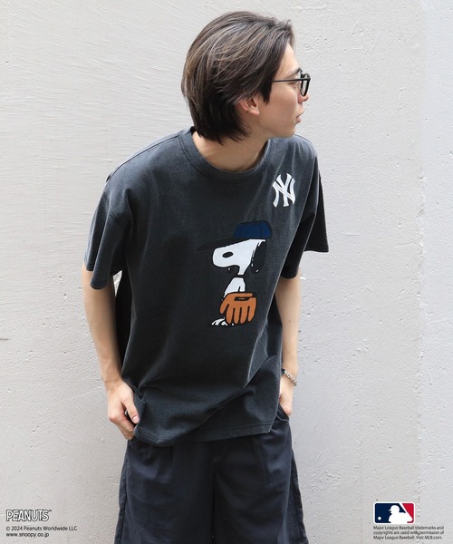 セール】【再入荷】MLB×PEANUTSコラボ BIGTEE/ドジャース