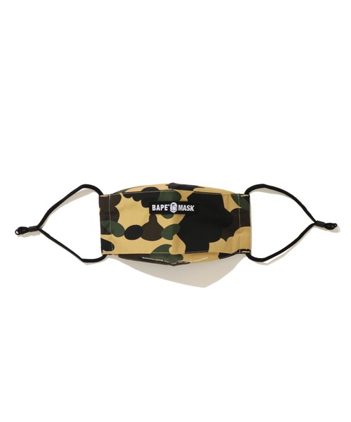 A BATHING APE(アベイシングエイプ)の「1ST CAMO MASK M(マスク・メンズ・イエロー/グリーン・FREE)」の2枚目の写真