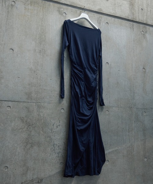 JOSE MOON（ジョゼムーン）の「GATHER DRAPE CUT DRESS/ギャザー
