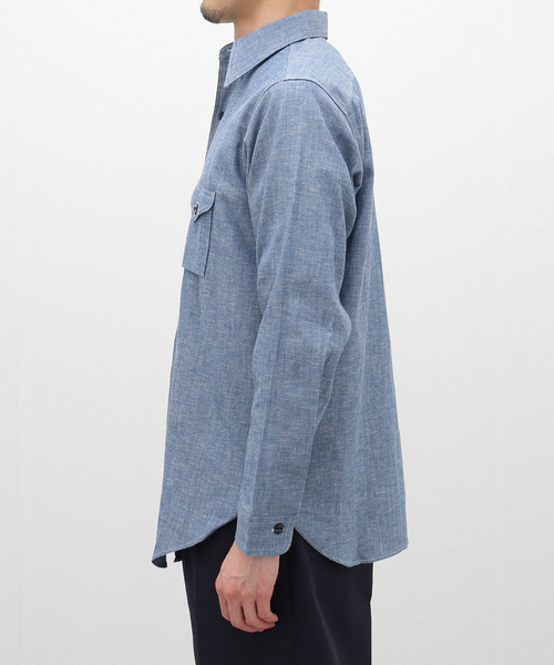 BIG YANK(ビッグヤンク)の「【BIG YANK / ビッグヤンク】1935 ORIGINAL CHAMBRAY(シャツ/ブラウス・メンズ・アイボリー/ブルー系その他・15 /17/16)」の5枚目の写真