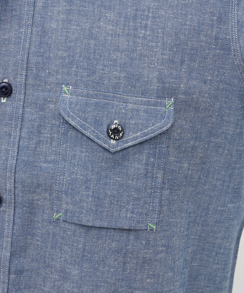 BIG YANK(ビッグヤンク)の「【BIG YANK / ビッグヤンク】1935 ORIGINAL CHAMBRAY(シャツ/ブラウス・メンズ・アイボリー/ブルー系その他・15 /17/16)」の12枚目の写真