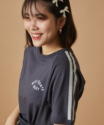 FREAK'S STORE | レースライン リンガーTシャツ(Tシャツ/カットソー)