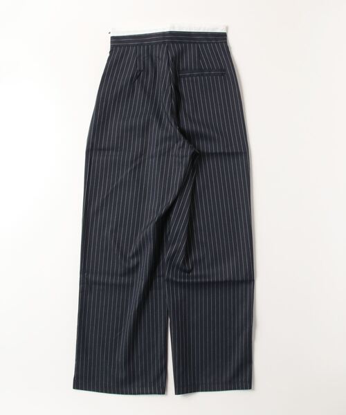 Mela（メラ）の「STRIPE TROUSERS（スラックス・レディース・グレー/ネイビー・S/M/L）」の6枚目の写真