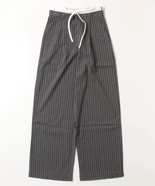 Mela（メラ）の「STRIPE TROUSERS（スラックス・レディース・グレー/ネイビー・S/M/L）」の19枚目の写真