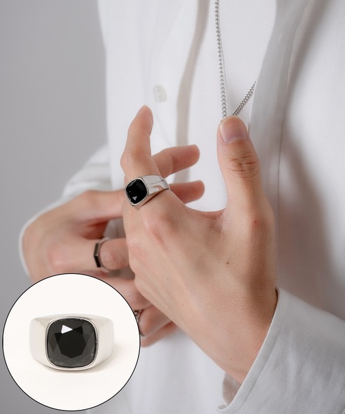 improves（インプローブス）の「ワイドリング（リング・メンズ・シルバー/シルバー系2/シルバー系4/シルバー系/シルバー系1/シルバー系3・MEDIUM/LARGE/X-LARGE）」の4枚目の写真