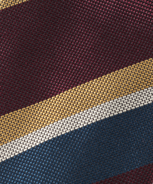 EDIFICE(エディフィス)の「PB レジメンタルストライプタイ(ネクタイ・メンズ・ネイビー/グリーン/ボルドー・FREE)」の10枚目の写真