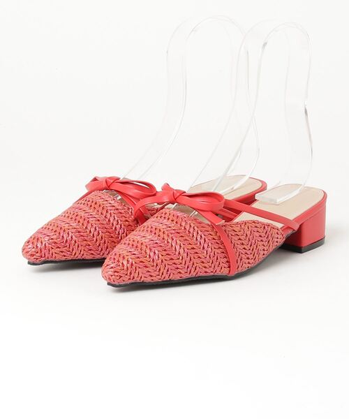 paravion（パラビオン）の「リボンメッシュミュール（サンダル・レディース・アイボリー/レッド・SMALL/MEDIUM/LARGE）」の19枚目の写真