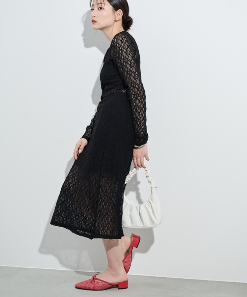 paravion（パラビオン）の「リボンメッシュミュール（サンダル・レディース・アイボリー/レッド・SMALL/MEDIUM/LARGE）」の11枚目の写真