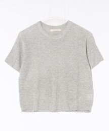 【Banico】クルーネック半袖ニットTシャツ (SS)