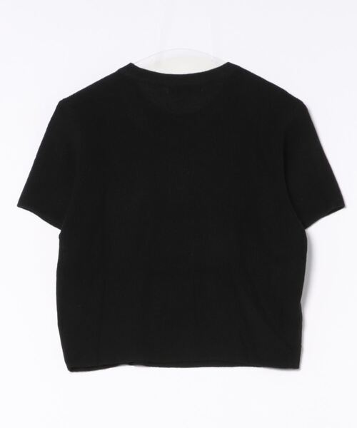 BANICO（バニコ）の「【Banico】クルーネック半袖ニットTシャツ (SS)（Tシャツ/カットソー・レディース・ホワイト/グレー/ブラック/ベージュ・FREE）」の5枚目の写真