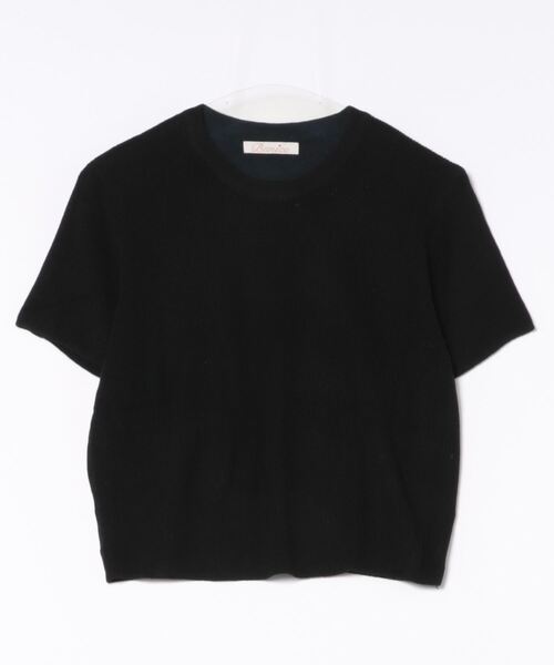 BANICO（バニコ）の「【Banico】クルーネック半袖ニットTシャツ (SS)（Tシャツ/カットソー・レディース・ホワイト/グレー/ブラック/ベージュ・FREE）」の17枚目の写真
