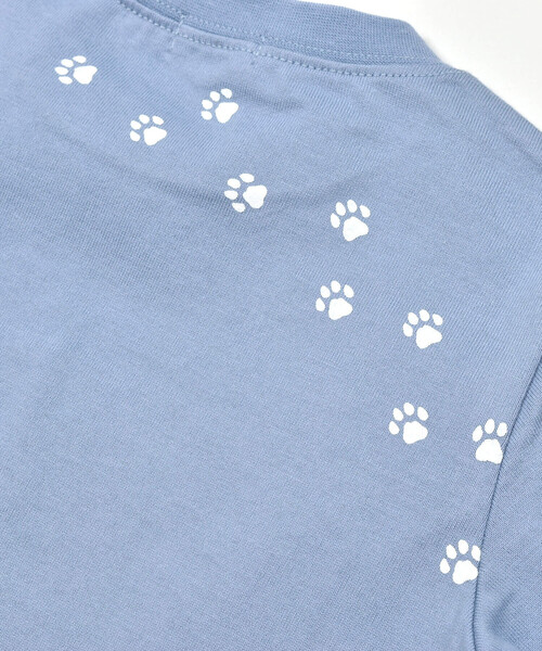 BeBe（ベベ）の「ジャングルアニマルプリントレイヤード風Tシャツ(80~90cm)（Tシャツ/カットソー・キッズ・イエロー/ブルー・80ｃｍ/90cm）」の11枚目の写真