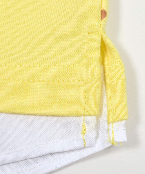 BeBe（ベベ）の「ジャングルアニマルプリントレイヤード風Tシャツ(80~90cm)（Tシャツ/カットソー・キッズ・イエロー/ブルー・80ｃｍ/90cm）」の17枚目の写真