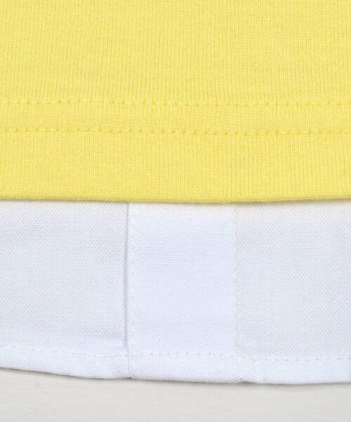 BeBe（ベベ）の「ジャングルアニマルプリントレイヤード風Tシャツ(80~90cm)（Tシャツ/カットソー・キッズ・イエロー/ブルー・80ｃｍ/90cm）」の18枚目の写真