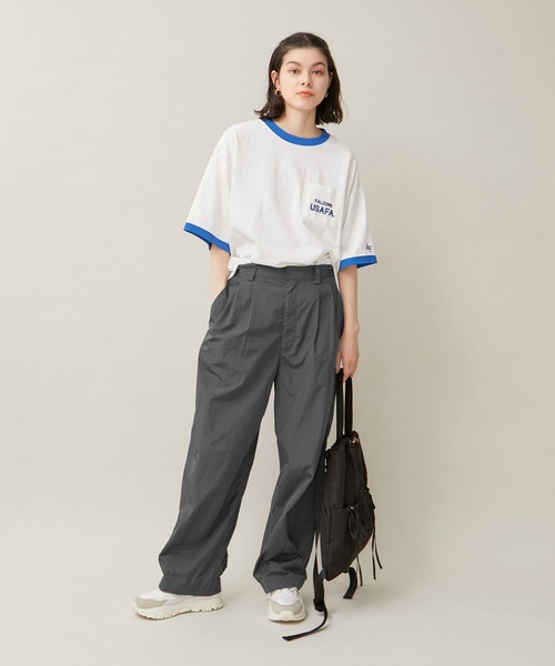 ROPE' PICNIC（ロペピクニック）の「ナイロンコクーンパンツ/セットアップ対応（その他パンツ・レディース・オフホワイト/チャコールグレー・36/38）」の15枚目の写真