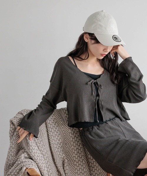 LOWRYS FARM（ローリーズファーム）の「オーシャンパシフィック／ラッシュヨウリュウショートパンツ 108715（ラッシュガード・レディース・ベージュ/ブラック・FREE）」の6枚目の写真